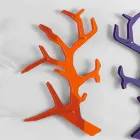 Plexiglas Wandregal mit Kleiderhaken Made in Italy - Neon Viadurini