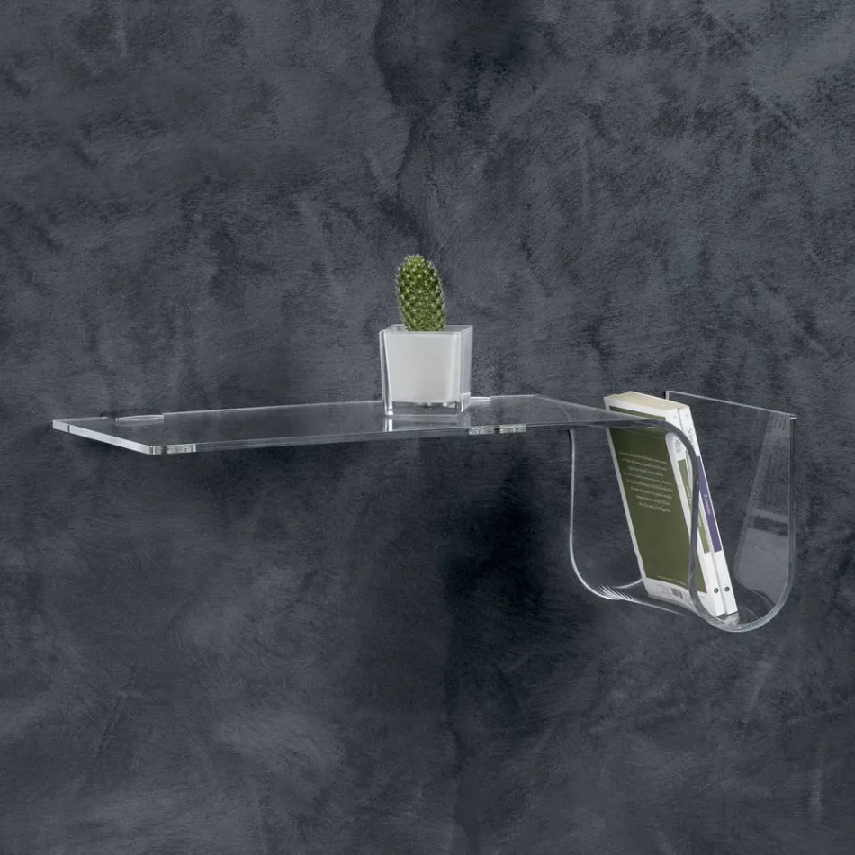 Designregal aus transparentem Acrylglas Made in Italy - Teride Viadurini