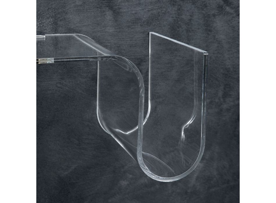 Designregal aus transparentem Acrylglas Made in Italy - Teride Viadurini