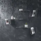 Designregal aus transparentem Acrylglas Made in Italy - Teride Viadurini