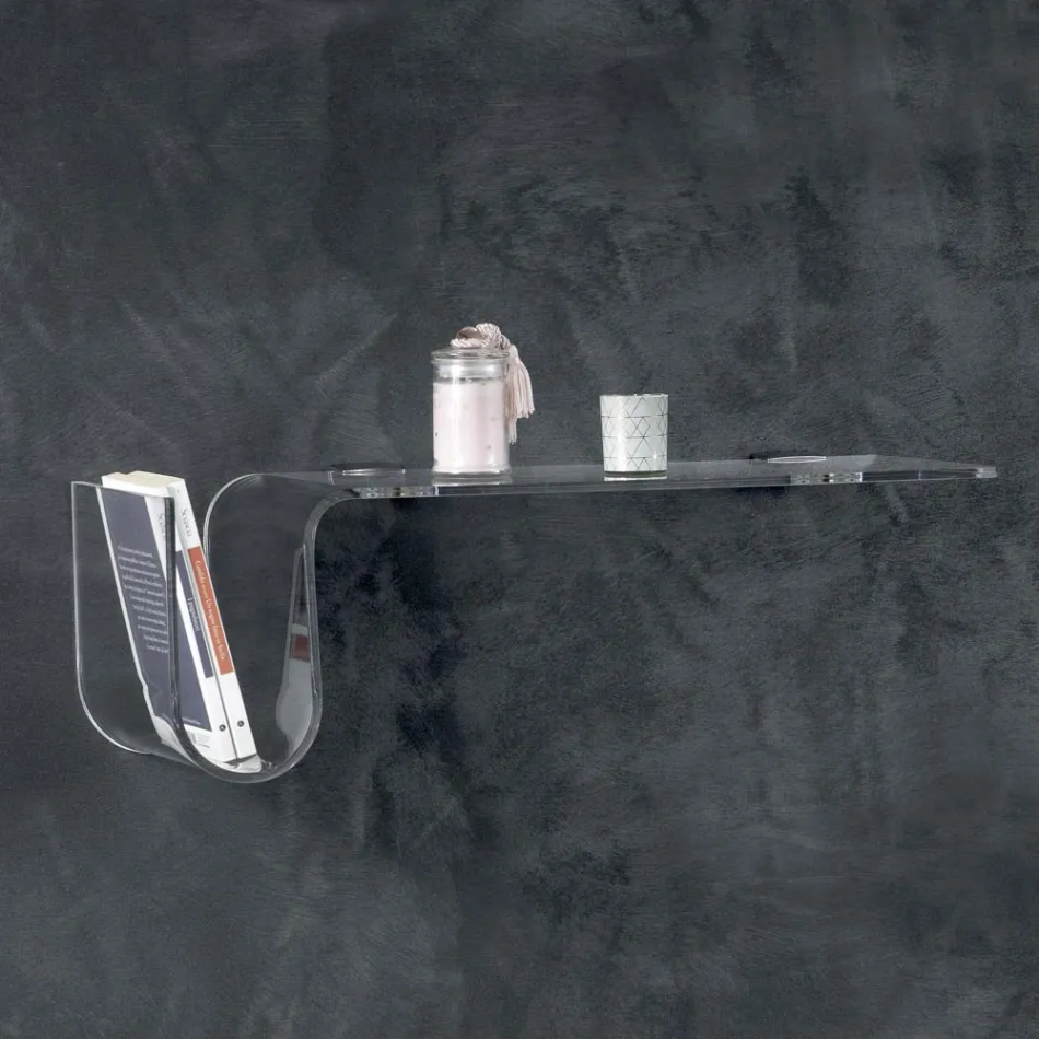 Designregal aus transparentem Acrylglas Made in Italy - Teride Viadurini