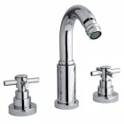 Klassischer 3-Loch-Mischer aus verchromtem Messing Made in Italy - Zumbo Viadurini