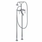 Säulenmischer für Badewanne mit Dusche aus Messing Made in Italy - Shelly Viadurini