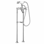 Klassischer Mischer für Bodenbadewanne aus Messing Made in Italy - Panico Viadurini