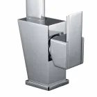 Mischer mit verstellbarem Auslauf für Waschbecken aus Messing Made in Italy - Alibi Viadurini