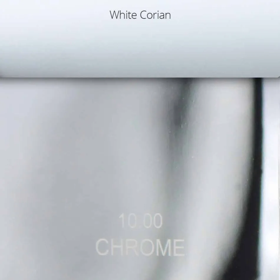 Moderner Mixer aus farbigem Messing oder Chrom von Made in Italy Design - Sergio Viadurini