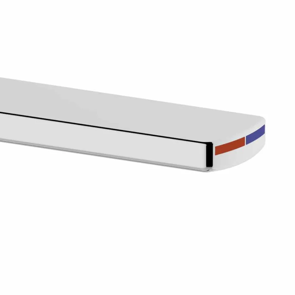 Moderner Waschbeckenmischer aus verchromtem Metall - Zanio Viadurini