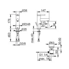 Einhebel-Waschtischmischer Klassisches Design Chrom Messing - Artemisia Viadurini