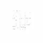 Made in Italy Design Einhebel-Küchenmischer - Bonsu Viadurini