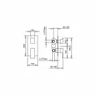 Duschmischer mit 3-Wege-Umlenker Made in Italy - Panela Viadurini