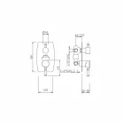 Duschmischer mit 3-Wege-Umlenker Made in Italy - Neno Viadurini
