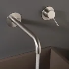 Unterputz-Waschtischmischer aus Edelstahl AISI 316L - Artigli Viadurini