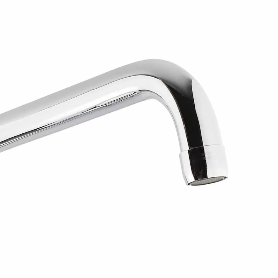 Einstellbarer Spülbeckenmischer aus Chrommessing Hergestellt in Italien - Cino Viadurini