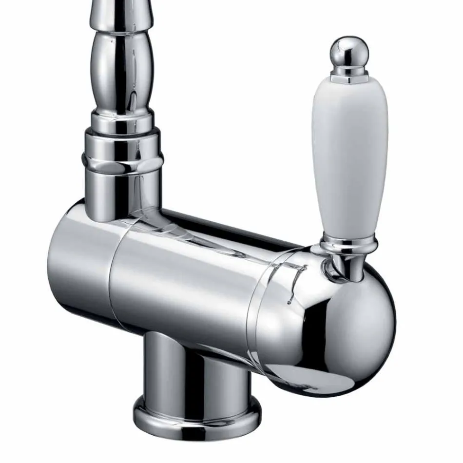 Klassischer Messing-Spülbeckenmischer Made in Italy - Annodo Viadurini