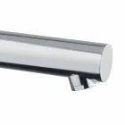 Waschtischmischer aus verchromtem Messing mit Abfluss made in Italy - Ermia Viadurini