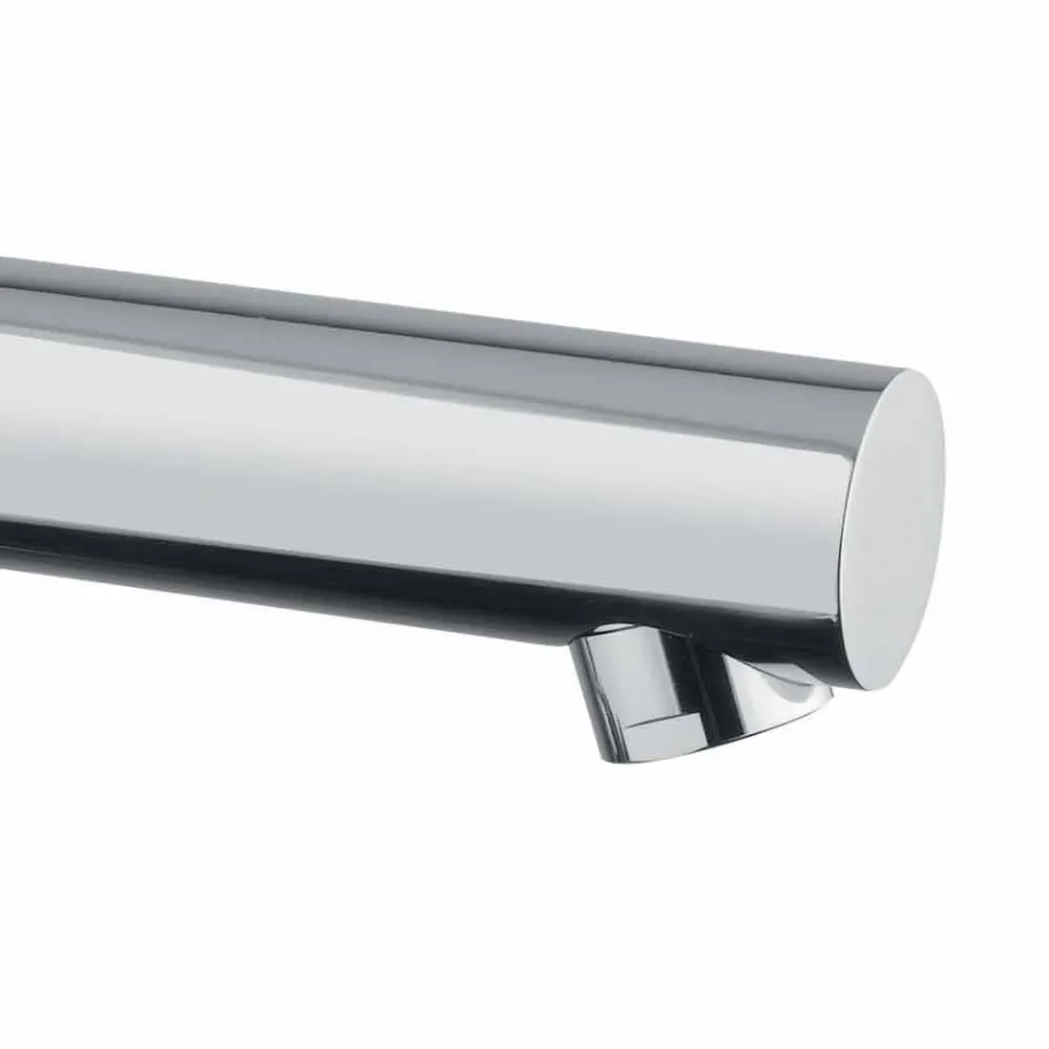 Waschtischmischer aus verchromtem Messing mit Abfluss made in Italy - Ermia Viadurini