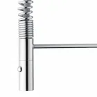 Verstellbarer Waschtischmischer mit Messingfeder Made in Italy - Cardio Viadurini