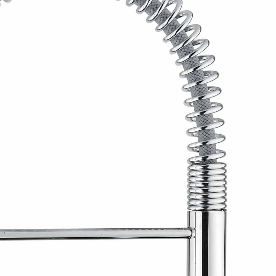 Verstellbarer Waschtischmischer mit Messingfeder Made in Italy - Cardio Viadurini