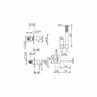 Made in Italy Design Eingebauter Badewannenmischer - Panela Viadurini