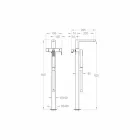 Moderner Bodenbademischer Made in Italy - Pirio Viadurini