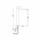 Erweiterter Waschtischmischer ohne Abfluss Made in Italy - Medida Viadurini