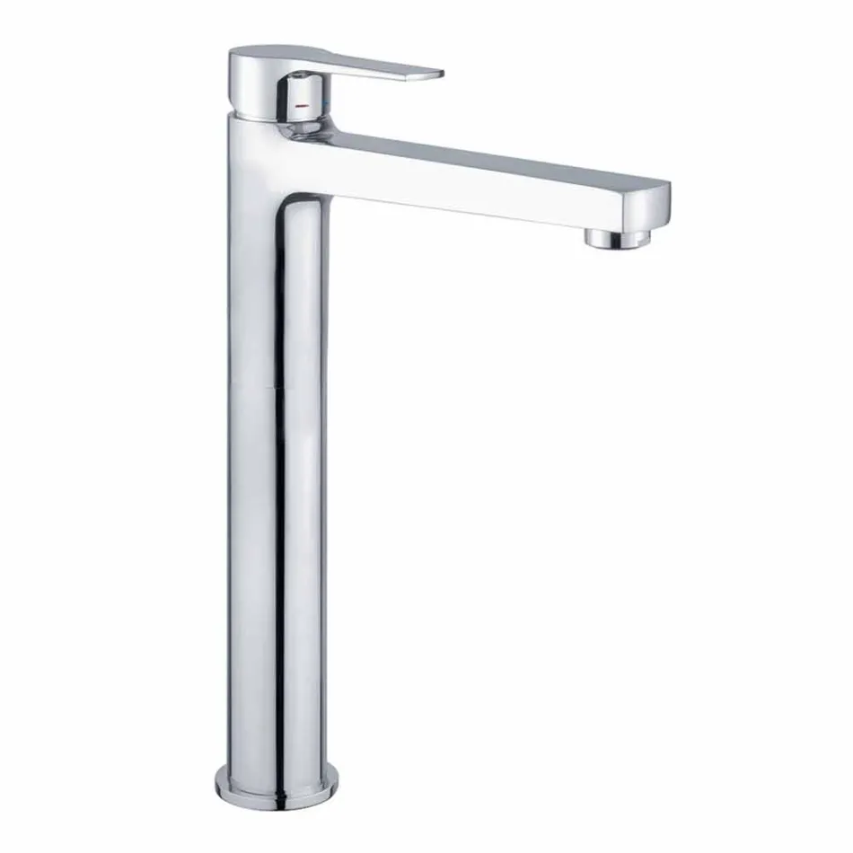 Erweiterter Mischer für Waschbecken aus modernem Messing Made in Italy - Sindra Viadurini