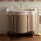 Schrank mit zwei Türen und glänzend lackiertem Korb, hergestellt in Italien – Candy Viadurini