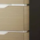 Badezimmerschrank mit 3 Schubladen modernes Arya Holz, hergestellt in Italien Viadurini