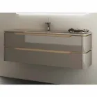 Badezimmerschrank mit integriertem Design Waschbecken Arya, in Italien hergestellt Viadurini