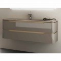 Badezimmerschrank mit integriertem Design Waschbecken Arya, in Italien hergestellt