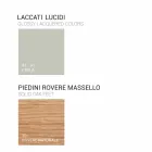 Badezimmerschrank mit integriertem modernen Waschbecken Bernstein, Harz und lackiertem Holz Viadurini