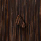 Design Barmöbel mit 2 Türen Grilli Zarafa in Italien hergestellt, aus Ebenholz Viadurini