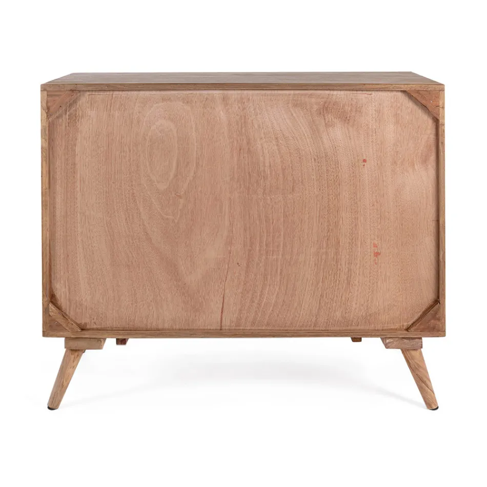 Sheesham Design Holzkommode 3 Schubladen Homemotion - Fregene Viadurini