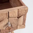 Sheesham Design Holzkommode 3 Schubladen Homemotion - Fregene Viadurini