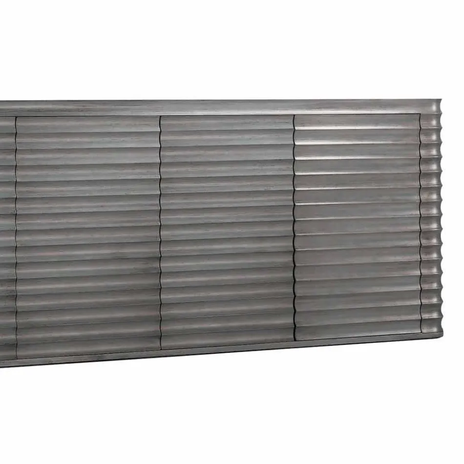 Schrank mit 4 Türen in Formholz Design, L230xP49 cm, Dana Viadurini