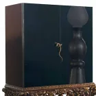 Möbel mit geschnitztem Holzboden Luxus-Design, hergestellt in Italien, Sam Viadurini