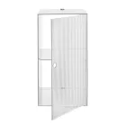 Wandmontierter Badezimmerschrank aus Plexiglas in 4 Farben, hergestellt in Italien - Ligea Viadurini