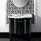 Moderner Schrank mit zwei glänzend lackierten Türen, hergestellt in Italien – Candy Viadurini