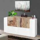 Wohnzimmermöbel 2 Türen und 2 Türen in Holz 2 Ausführungen - Therese Viadurini