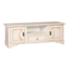 TV-Ständer aus furniertem Holz mit verschiedenen Ausführungen, hergestellt in Italien – Purusha Viadurini