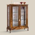 Wohnzimmer Vitrine aus Bassano Walnussholz Made in Italy - Ronald