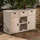 Gartenschrank aus handgewebtem Polyrattan - Zoltan Viadurini