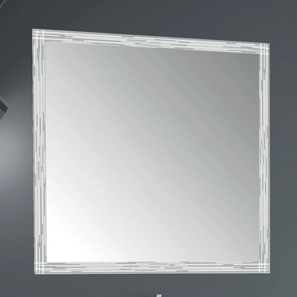 Luxus Design Badezimmermöbel aus Holz 90 cm Made in Italy - Cizco Viadurini