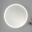 Badezimmermöbel aus weißem Holz und Nussbaum und Keramik 156 cm Made in Italy - Renga Viadurini