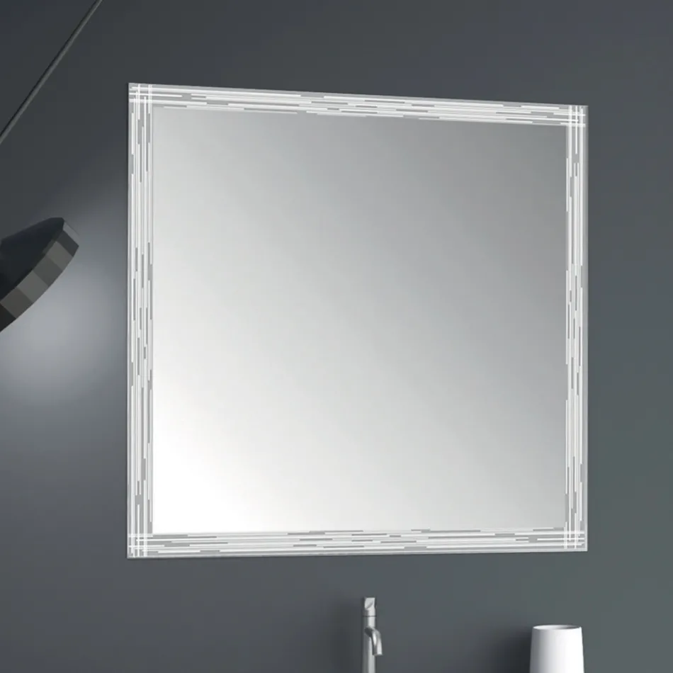 Boden Badezimmermöbel aus kupfernem Metall und weißem Mdf Made in Italy - Cizco Viadurini