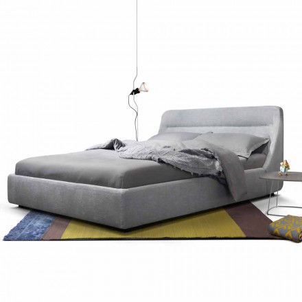 My Home Sleepway gepolstertes Doppelbett 180x90cm Made in Italy Viadurini