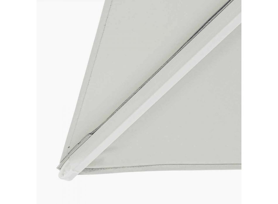 2x3 Außenschirm aus Polyester mit Aluminiumstruktur - Fasma