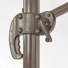 3x3 Sonnenschirm mit Polyestertuch und Aluminiumstange - Texas Viadurini