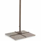 3x4 Gartenschirm aus Polyester mit Aluminiumstruktur - Texas Viadurini