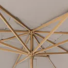 Gartenschirm mit taubengrauem Polyestergewebe 3x4 m, Homemotion - Lucius Viadurini